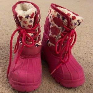 Girls Toddler 9 Snow Boots